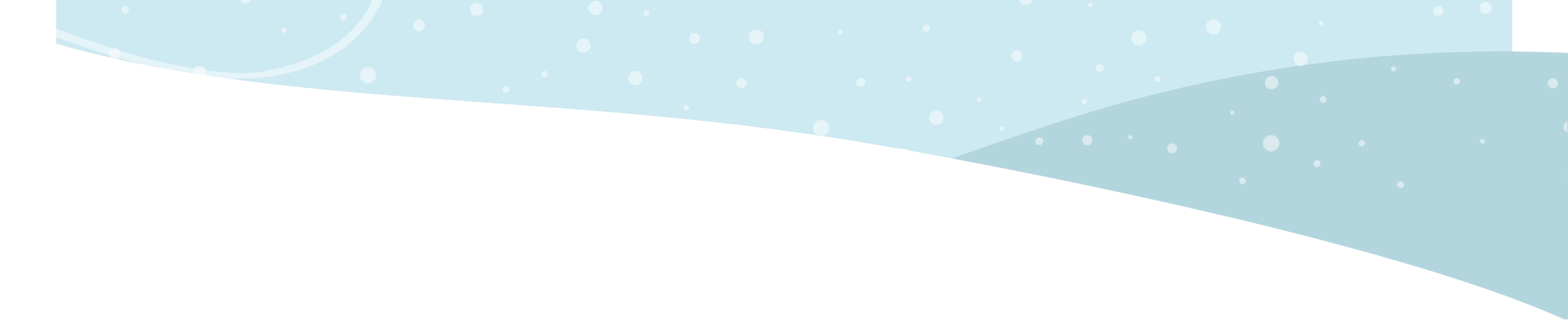 Decorative snowscape